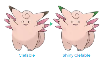 shiny clefable