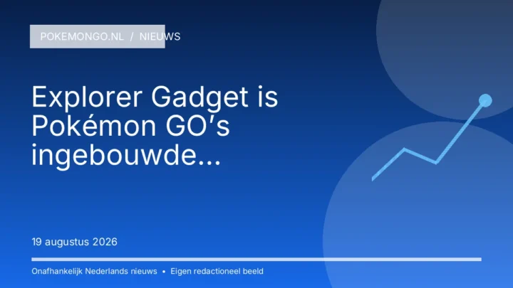 Explorer Gadget is Pokémon GO’s ingebouwde autocatcher, maar je GO Plus blijft nuttig