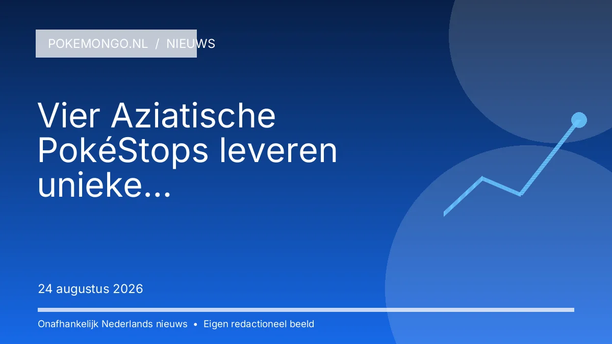 NIEUWS: Vier Aziatische PokéStops leveren unieke PokéXciting!-Pikachu op, maar alleen ter plekke
